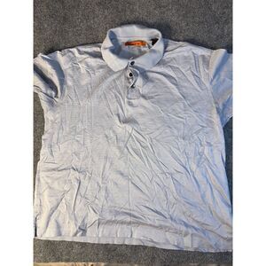 Axis Polo Shirt Men XL White 100% Cotton Short Casual Sleeve Collar Slit Regular